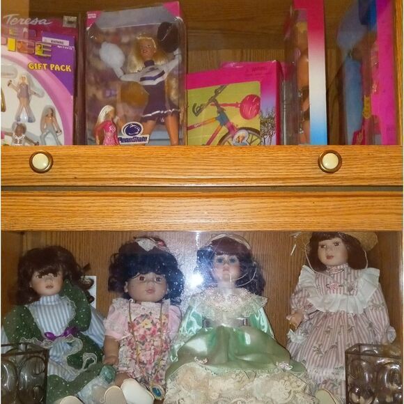 COPY - Collectors Antique porcelain doll (1990-2005) - Picture 5 of 16